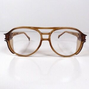 Vintage Aerosite Z87 Safety Glasses Side Shields American Optical 5 3/4 USA
